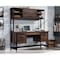 Sauder 12.13 in D X 36.81 in H, 60 in W X Engineered wood, Metal 430073 - alternate 5